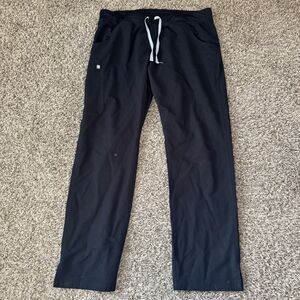 FIGS Women’s Kade Cargo Scrub Pants Black Size XLT Style T21004T